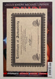 Chastity #1 Dynamic Forces Exclusive Variant Certificate of Authenticity Limited to 500 Copies 2014