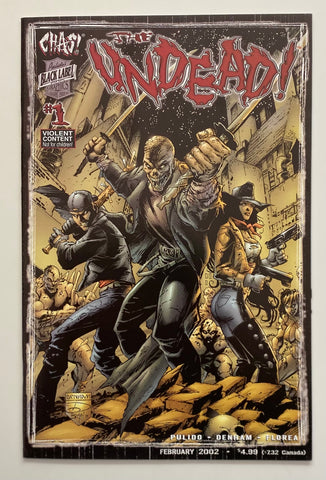 The Undead #1 & #1 Diamond Exclusive (Chaos! / Pulido's Black Label 2002)