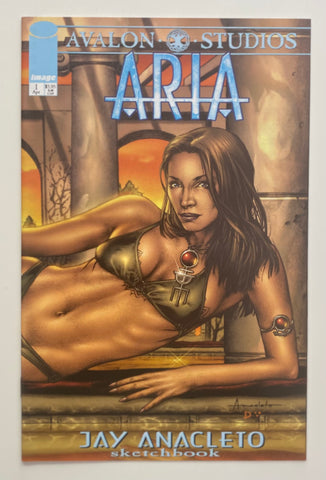 Aria #1 2 x One Shots Jay Anacleto Sketchbook & Preview Issue 1998