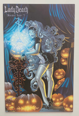 Lady Death: Mischief Night #1 Glow in the Dark Premium Limited Edition Certificate of Authenticity 2001
