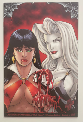 Lady Death / Vampirella "Dark Hearts" #1 Premium Edition Limited Edition 1999
