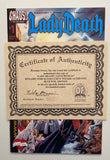 Lady Death: Love Bites #1 Dynamic Forces Exclusive Wizard Authentic Blue Foil Edition 2001