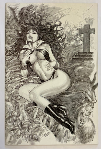 Vampirella Quarterly Winter 2008, VERY RARE, Al Rio Virgin Cover Limited to 500 copies