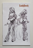 Lady Death #2B, Gauntlet, J. Scott Campbell Sketch Variant, Limited Edition, 2002