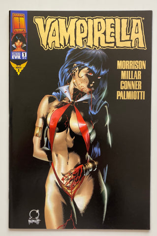 Vampirella Monthly #1 Ascending Evil #1 1997 Gold Foil
