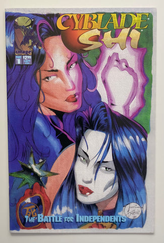 Shi Cyblade #1B & Cyblade Shi #1B Both parts, First Appearance of Witchblade (Crusade & Image 1995)