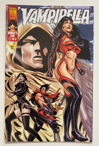 Vampirella Monthly #13-15 All B Cover Variants, World's End #1-3 1999